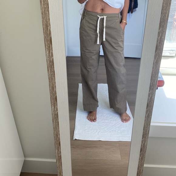 AMO Pants - AMO cropped straight leg utility pants